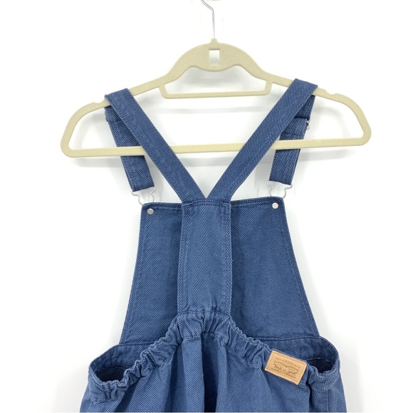 Levis Kids Girls Size XL Dress Overalls Bib Jumper Blue Cotton Denim Jean Adjust - Picture 5 of 7